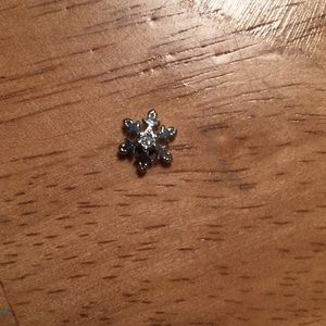 Origami Owl Puff Snowflake Charm